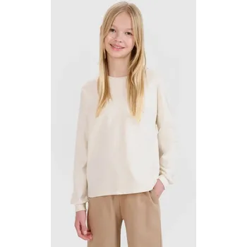 Dámské šaty Dívčí oversize hladký rukáv s dlouhým rukávem 4F 4FJWSS25TLONF377-12S 140