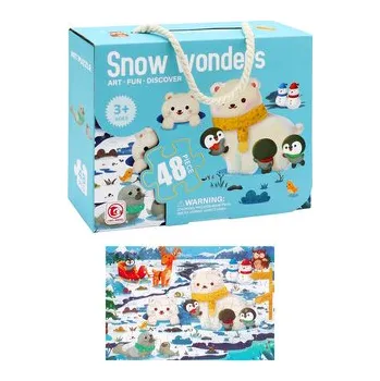Puzzle Dětské puzzle 50 x 34 cm (48 dílků) - Snow Wonders