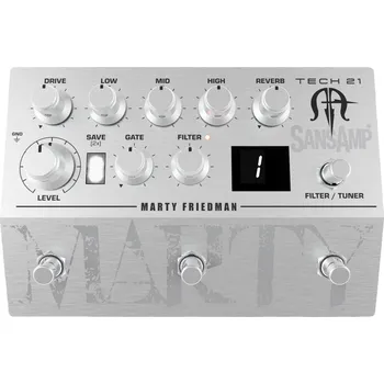 Aparatura pro baskytaru Tech 21 SansAmp Marty Friedman Signature + prodloužená záruka 3 roky