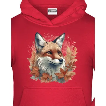 Chlapecká mikina Dětská mikina Liška podzim, Barva Červená, Velikost 122-128, Canvas Dětská mikina Bezvatriko.cz 2169