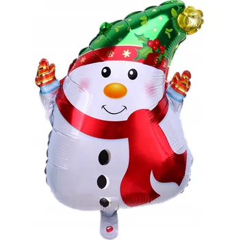 Balónek BALÓNEK 22" SNĚHULÁK SE ŠÁLOU