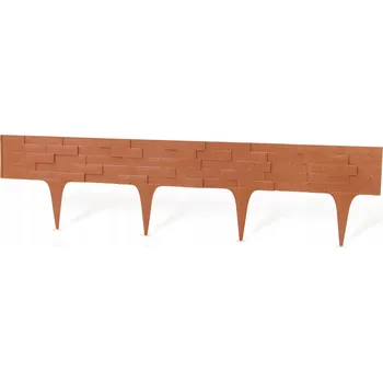 Zahradní obrubník Plast Zahradní lem 78 cm x 20 cm hnědý