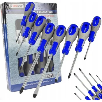 Šroubovák Sada křížových a plochých šroubováků 8ks