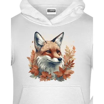 Chlapecká mikina Dětská mikina Liška podzim, Barva Bílá, Velikost 134-140, Canvas Dětská mikina Bezvatriko.cz 2169