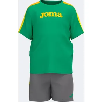 Dětská sportovní souprava JOMA KIDS CAMP SET GREEN GREY Velikost: 2 (8XS), Barva: GREEN
