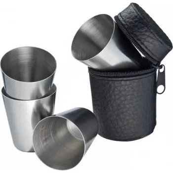 Turistické sklenice v pouzdru 4 ks 1,5 dl 4 ks