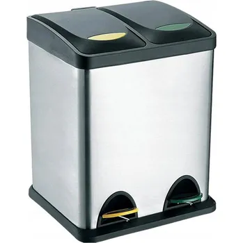 Odpadkový koš Odpadkový koš TORO 8 l černý, šedý