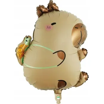 Balónek FÓLIOVÝ BALÓN 18" KAPYBARA CAPIBARA S BATOHEM