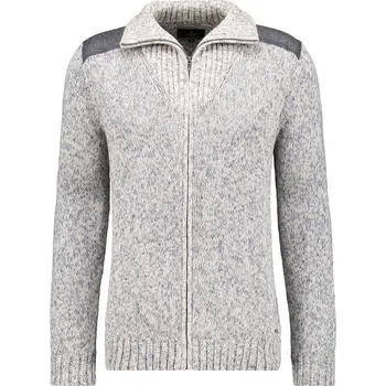 Pánský svetr Pánský svetr RAGMAN 5009895 012 Cardigan with patches Velikost: S