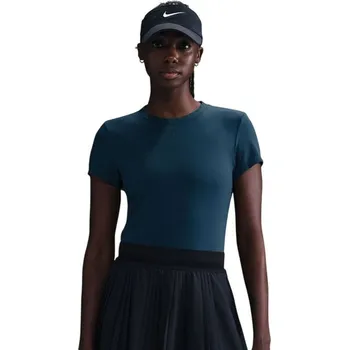 Dámské tričko Dámské tričko Nike Court Advantage Dri-Fit Short-Sleeve Tennis Modrý (XS)