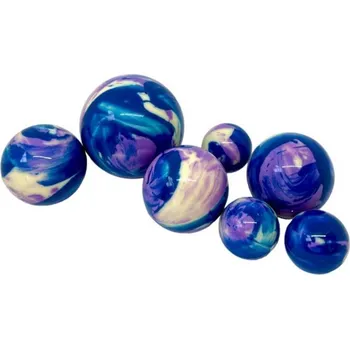 Vánoční ozdoba Čokoládové koule 7ks modré Neptun - K Decor