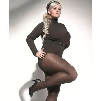 Dámské punčochy Dámské nadměrné punčochy Perla 40 DEN - 8 (XXXXL) / čokoládová