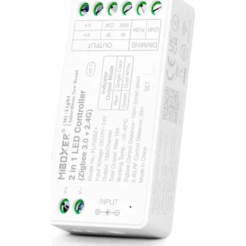 IP kamera LED ovladač 2v1 mono/CCT Miboxer FUT035Z+ Zigbee 3.0 12A, Tuya,
