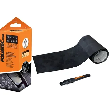 Autodoplněk Foliatec Interiérová semišová fólie PANTHER WRAP 140x15 cm, černá