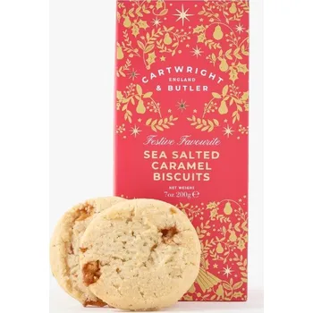 Cartwright & Butler Vánoční máslové sušenky se slaným karamelem 200 g