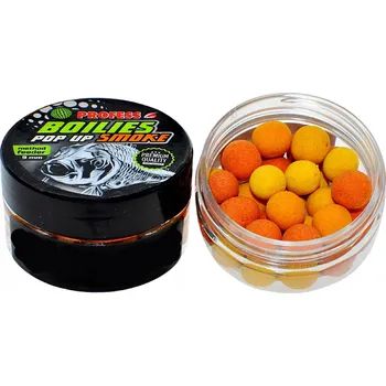 Boilies Proteinové kuličky POP UP SMOKE FLUO ŽVÝKAČKA 9 mm kouřové Profess