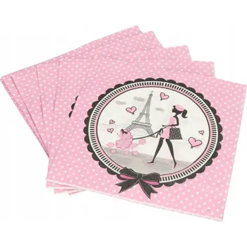 Papírový ubrousek PAPÍROVÉ UBROUSKY PAŘÍŽ PAŘÍŽANKA Francie 20ks