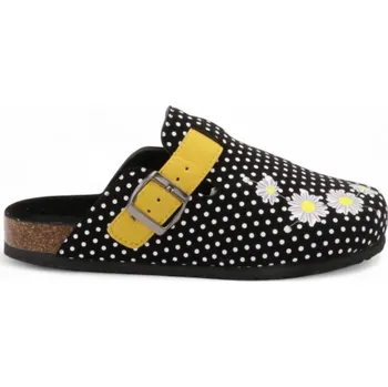 Dámské pantofle SAMLUX® Dámské korkové pantofle s plnou špičkou 9001 Barva: Black, Velikost: 38