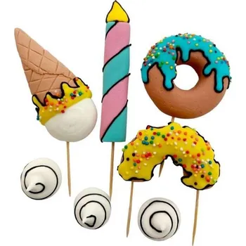 Jedlá dekorace na dort Zápich do dortu skladkosti - K Decor