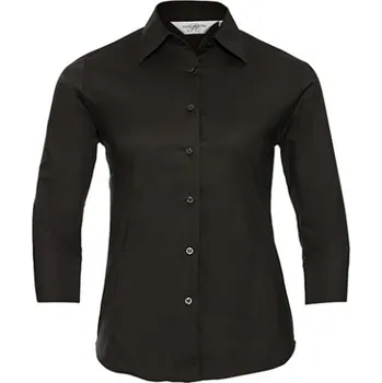 Dámská košile Russell Dámská košile s 3/4 rukávem R-946F-0 Chocolate S