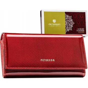 Peněženka Velká peněženka z lakované kůže PTN 42122-SBR Barva: Červená
