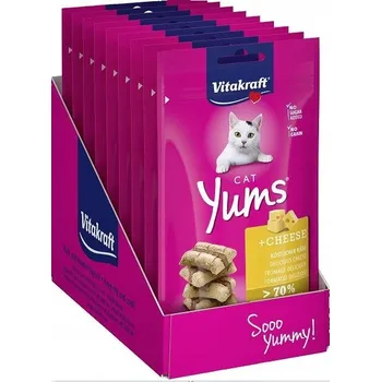 Pamlsek pro kočku Vitakraft Cat Yums sýrové 9x40g