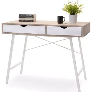 Křeslo Mebel Partner Gavon (dub + bílá)