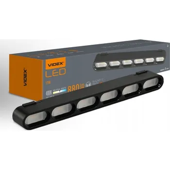 Bodové svítidlo LED diodová lampa 11W 4000K 48V pro magnetickou lištu VIDEX VL-TRMS-LD16B