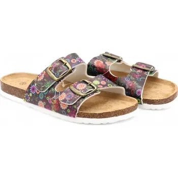 Dámské pantofle SAMLUX® Dámské korkové biopantofle fialové 9027 Barva: Purple, Velikost: 41