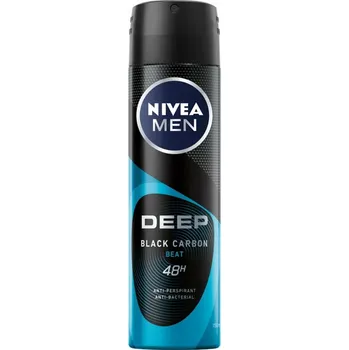 Nivea Men Deep Black Carbon Beat 150 ml antiperspirant