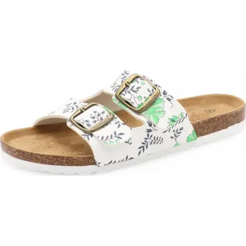 Dámské pantofle SAMLUX® Dámské korkové pantofle 9023 green Barva: White, Velikost: 40