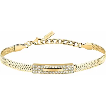 Šperk Trussardi Pozlacený náramek s krystaly Hádek Concept TJAYY07 + 2 měsíce na vrácení zboží