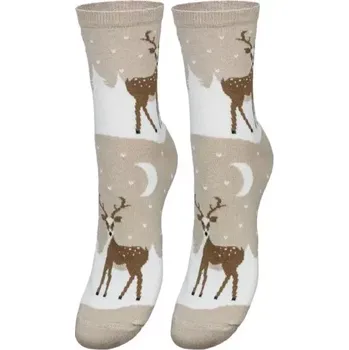Dámské punčochy Dámské ponožky Jelen M - 37-41 / béžová
