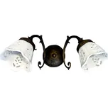 SAPHO BRINDISI svítidlo 2xE14, 40W, 230V, keramické stínítko, IP21, bronz