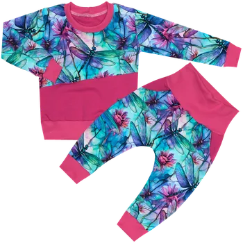 Tepláková souprava - Vážky (bez kapuce) - skladem Velikost: 74