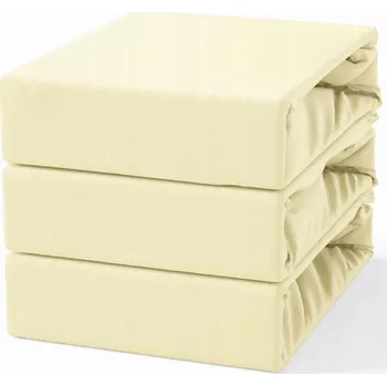 Prostěradlo Prostěradlo Bavlněné s Gumou 140x200 Banánové