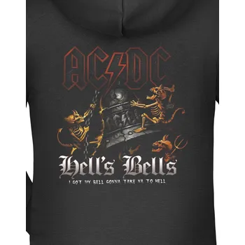 Chlapecká mikina Dětská mikina AC DC 2, Barva Černá, Velikost 98-104, Canvas Dětská mikina Bezvatriko.cz 1343