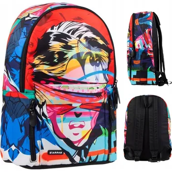 Školní batoh Školní batoh jednokomorový Starpak vícebarevný