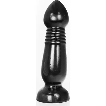 Anální kolík All Black AB89, černý anální kolík 28 x 5–7,5 cm