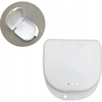 KRABIČKA NA NÁVLEKY NA ZUBNÍ PROTÉZU POUZDRO NA ROVNÁTKA NA ZUBY