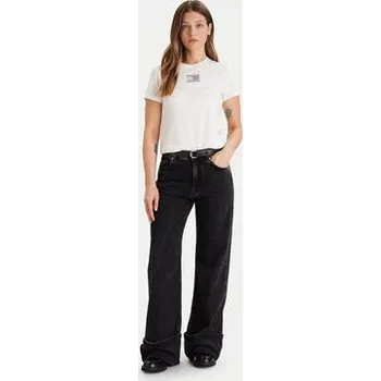 Pánská móda Tommy Jeans T-Shirt Party Flag DW0DW21965 Écru Regular Fit XXS