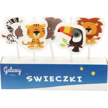 Vrták NAROZENINOVÉ SVÍČKY ZVÍŘÁTKA 5 KS