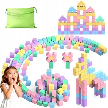 ostatní stavebnice Magnetické Stavebnice pro Děti, 45 Kusů, Edukační Hračka