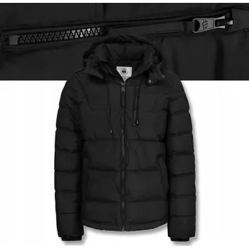 Pánská softshellová bunda Pitbull pánská prošívaná bunda s kapucí PIEDMONT, velikost XL