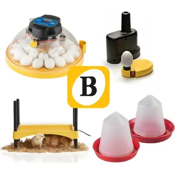 Umělá líheň B-FARM BRINSEA - MAXI 24 Advance + Startovací sada pro líhnutí kuřat – Starter Pack 3