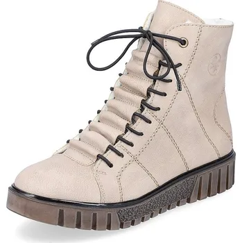 Dámská zimní obuv RIEKER dámská kotníková obuv Y3420-60 béžová 36