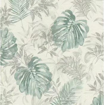 Tapeta Dekorativní tapeta LISTY DŽUNGLE MONSTERA ZELENÁ omyvatelná
