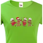 Dámské vánoční tričko pro sestřičky, Barva Zelená, Velikost 2XL, Canvas Dámské tričko s krátkým rukávem Bezvatriko.cz 3021