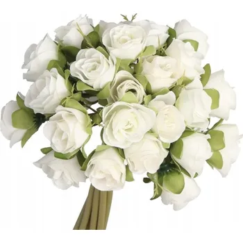 umělá květina RŮŽE KYTICE RŮŽÍ UMĚLÉ KVĚTY 28CM 9 KVĚTŮ PREMIUM