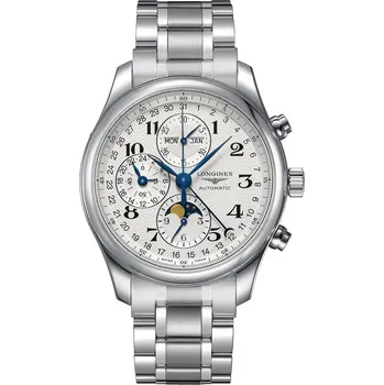 Hodinky Longines Master Collection Automatic Chronograph Moonphase L2.773.4.78.6